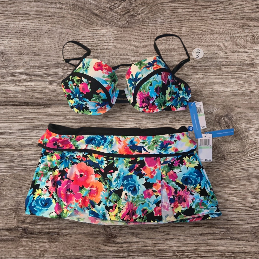 Bleu Rod Beattie Floral Bikini Set - Multicolor